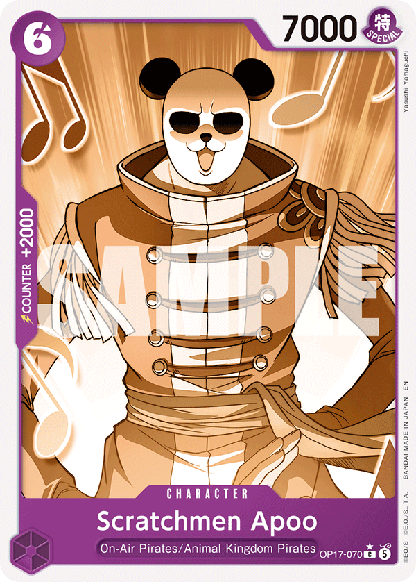 Scratchmen Apoo (Pandaman Art) #OP17-070 (Parallel)